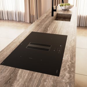 Płyta grzewcza Globalo Płyta indukcyjna z okapem blatowym Auphoria Out 80.1 Black Mat one size 2