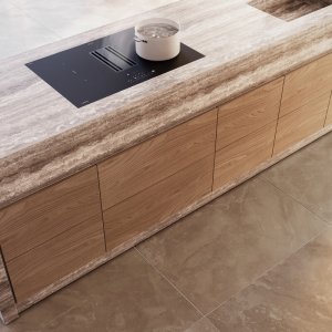 Płyta grzewcza Globalo Płyta indukcyjna z okapem blatowym Auphoria Out 80.1 Black Mat one size 7