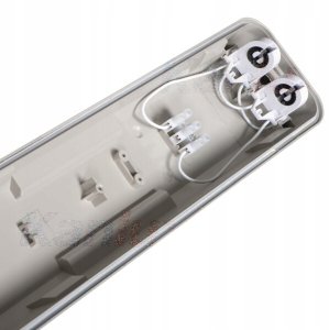 Kanlux Oprawa hermetyczna DICHT 4LED NP 236/PS bez odbłyśnika pod 2 świetlówki T8 LED 1200mm G13 max36W IP65 szary 31321 2