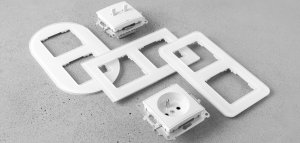 Ładowarka Karlik ICON Mechanizm ładowarki USB podwójny USB C + USB A, 20W max. matowy czarny 12ICUSB-8 3