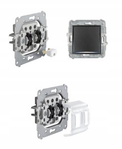 Ładowarka Karlik ICON Mechanizm ładowarki USB podwójny USB C + USB A, 20W max. matowy czarny 12ICUSB-8 7