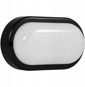 Lampa sufitowa Bemko OPRAWA LED KANLO OWALNA 8W 4000K 760LM IP54 CZARNA C45-KAN2-08-BLO-4K 2