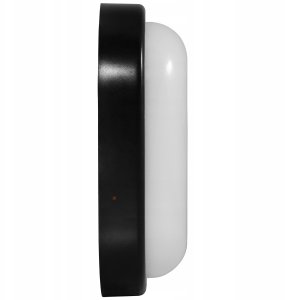 Lampa sufitowa Bemko OPRAWA LED KANLO OWALNA 8W 4000K 760LM IP54 CZARNA C45-KAN2-08-BLO-4K 6
