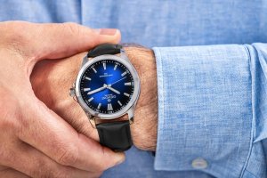 Zegarek Męski Giewont Elegance Sapphire Czarno Niebieski GW5160-A3 2