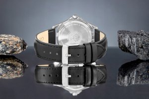 Zegarek Męski Giewont Elegance Sapphire Czarno Niebieski GW5160-A3 6