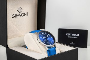 Zegarek Giewont Zegarek Męski Chronograph Sapphire Niebieski GW5630-A5 7