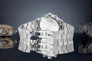 Zegarek Giewont Zegarek Męski Chronograph Sapphire Srebrny GW4580-B2 7