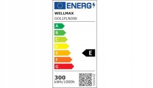 Naświetlacz Wellmax Naświetlacz LED 300W 100lm/W 30000lm IP65 Neutralny 4000K SAMSUNG / GOL1FLN300 2