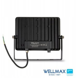 Naświetlacz Wellmax Naświetlacz LED 100W 95lm/W 9500lm IP65 Neutralna 4000K SAMSUNG / GOL1FLN100 4