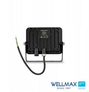 Naświetlacz Wellmax Naświetlacz LED 30W 95lm/W 2850lm IP65 Neutralny 4000K SAMSUNG / GOL1FLN030 4