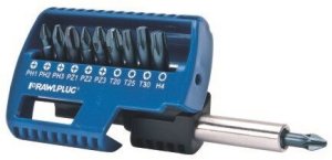 Rawlplug Zestaw bitów RT-BIT-SET1 25 mm PZ1, PZ2, PZ3, PH1, PH2, PH3, T20, T25, T30 + adapter 60 mm – 1 szt. 2