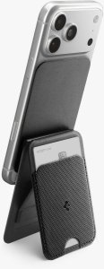 Spigen S314-3 SLIM FOLD TRIPOD MAGSAFE UNIVERSAL MAGNETIC CARD HOLDER BLACK 5