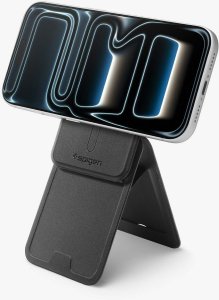 Spigen S314-3 SLIM FOLD TRIPOD MAGSAFE UNIVERSAL MAGNETIC CARD HOLDER BLACK 6