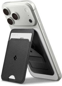 Spigen S314-1 SLIM FOLD TRIPOD MAGSAFE UNIVERSAL MAGNETIC CARD HOLDER BLACK 3