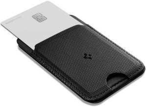 Spigen S314-1 SLIM FOLD TRIPOD MAGSAFE UNIVERSAL MAGNETIC CARD HOLDER BLACK 6