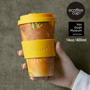 Ecoffee cup Kubek na wynos Ecoffee Cup* Van Gogh Museum Sunflowers 400ml - Słoneczniki 2