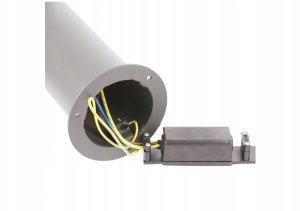 GTV Słupek ogrodowy CORTA-P 36, IP54 4*gniazdo Schuko, max.3500W, słupek, grafit 4