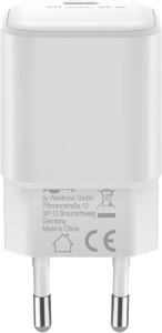 Ładowarka Goobay Szybka ładowarka USB-C™ PD Nano (45 W), biała, 65332 5