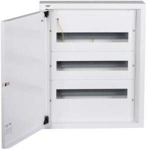 Kanlux Rozdzielnica modułowa metalowa 3x18 natynkowa IP30 N+PE klasa I białe drzwi KP-DB-I-MS-318 biały 29324 2