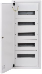 Kanlux Rozdzielnica modułowa metalowa 5x12 natynkowa klasa I drzwi białe KP-DB-I-MS-512 biały 29318 2