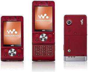 Telefon komórkowy Sony Ericsson W910i Czerwony 1