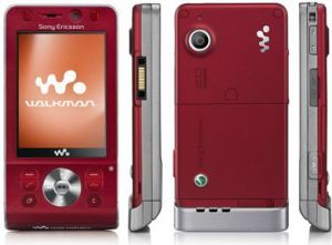 Telefon komórkowy Sony Ericsson W910i Czerwony 2