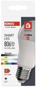 GoSmart Żarówka LED A60 / E27 / 9 W (60 W) / 806 lm / RGB / ściemnialna / Zigbee / ZQZ514R 4