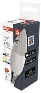 GoSmart Żarówka LED świeczka / E14 / 4,8 W / 470 lm / RGB / ściemnialna / Wi-Fi / ZQW322R 3