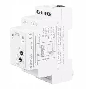 Przekaźnik bistabilny (impulsowy) przełączany w zerze funkcja ograniczenia czasowego 230V AC PBM-33 EXT10000310 2