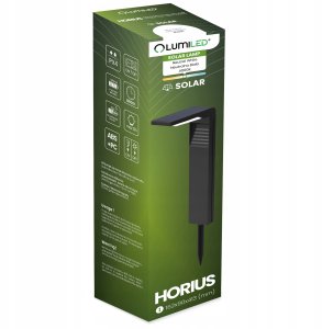 Lumiled Lampa solarna ogrodowa LED wbijana słupek 41cm HORIUS 4000K IPX4 (LUMSOL1170) 7