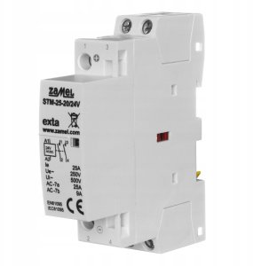 Stycznik modułowy instalacyjny 25A 2Z 24VDC typ: STM-25-20/24V EXT10000289 3