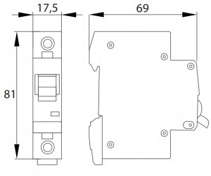 Bemko Wyłącznik nadprądowy 1P C 16A 6kA AC SCHELINGER A02-G8-1P-C16 8