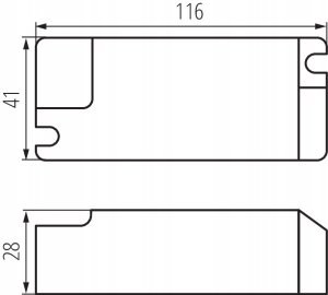 Zasilacz Kanlux Zasilacz LED BLINGO DRV 32W ON-OFF 220-240V AC IP20 biały 37269 2