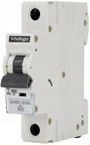 Bemko Wyłącznik nadprądowy 1P B 6A 6kA AC SCHELINGER A02-G8-1P-B06 3