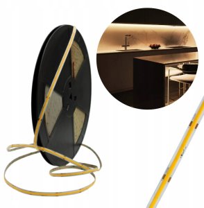 Taśma LED COB 480 9W/m 3000K 990lm/m 24V IP20 50m 7