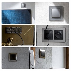 Simon 54 Ładowarka USB C+A (moduł), 30 W, 230V czarny DEC2CAQ.01/49 4