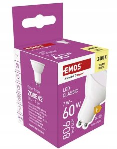 Żarówka LED Classic MR16 GU10 7W 806lm 3000K ciepła biel ZQ8E42 5