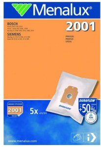 Worek do odkurzacza Menalux Worek do odkurzacza Syntet 2