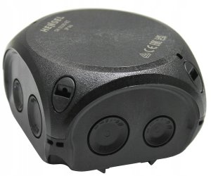 Hensel Puszka odgałęźna 84x84x55mm without clamps with membrane glands IP66 black DK 0100 BZ 62000465 2