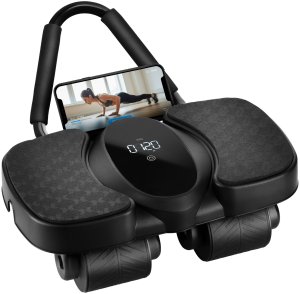 HMS KA40 AUTOMATYCZNE KOŁO DO ĆWICZEŃ MIĘŚNI BRZUCHA Z PODPARCIEM I WYŚWIETLACZEM 6