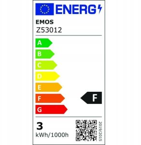 Emos Żarówka LED Vintage świeczka E14 2,5W (20W) 225lm 2200K ciepła biel Z53012 3