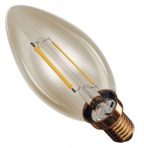 Emos Żarówka LED Vintage świeczka E14 2,5W (20W) 225lm 2200K ciepła biel Z53012 10