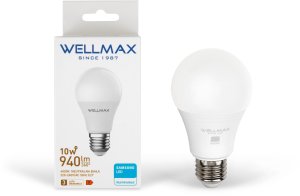 Wellmax Żarówka LED 10W E27 940lm Neutralny 4000K SAMSUNG / GP123N10 2