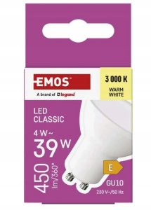 Żarówka LED Classic MR16 GU10 4W 450lm 3000K ciepła biel ZQ8E22 6