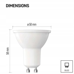 Żarówka LED Classic MR16 GU10 4W 450lm 3000K ciepła biel ZQ8E22 7