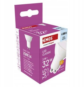 Żarówka LED Classic GU10 3W (32W) 345lm 6500K zimna biel ZQ8E14 14