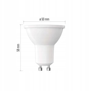 Żarówka LED Classic GU10 3W (32W) 345lm 6500K zimna biel ZQ8E14 2