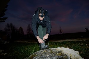 Latarka czołowa z wymiennym akumulatorem i czerwonym światłem 250lm IP44 1177300010 5