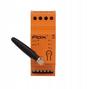Zestaw monitor licznik zużycia energii WI-MEF-3-100A Wi-Fi + zabezpieczenie LK-BZ-3 2