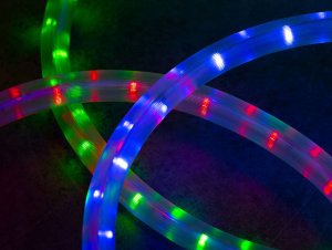 Wentylator Kanlux Wąż świetlny GIVRO LED 30M-BL 2W/M 9,5lm/m niebieska barwa IP65 rolka 30mb odporność na UV zasilanie przelotowe 38588 7